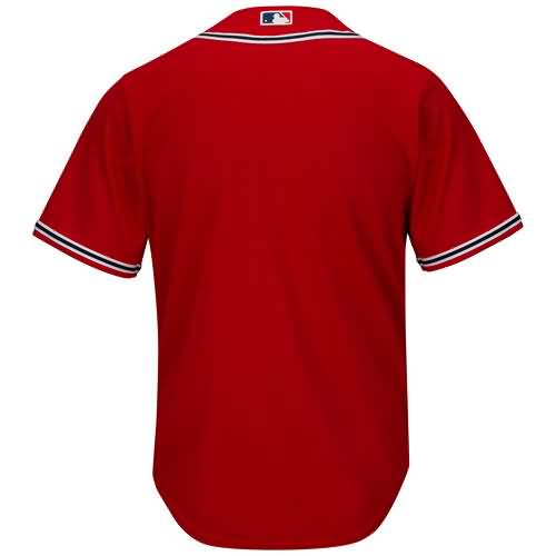 Atlanta Braves Majestic Official Cool Base Team Jersey - Scarlet