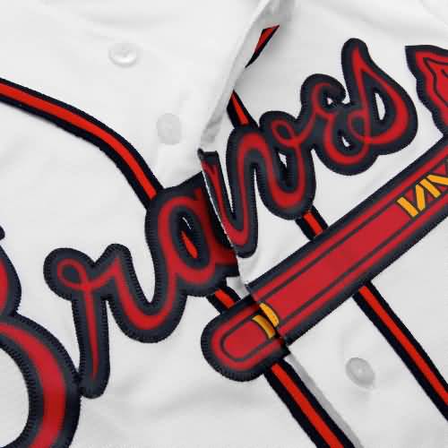 Atlanta Braves Majestic Official Cool Base Jersey - White