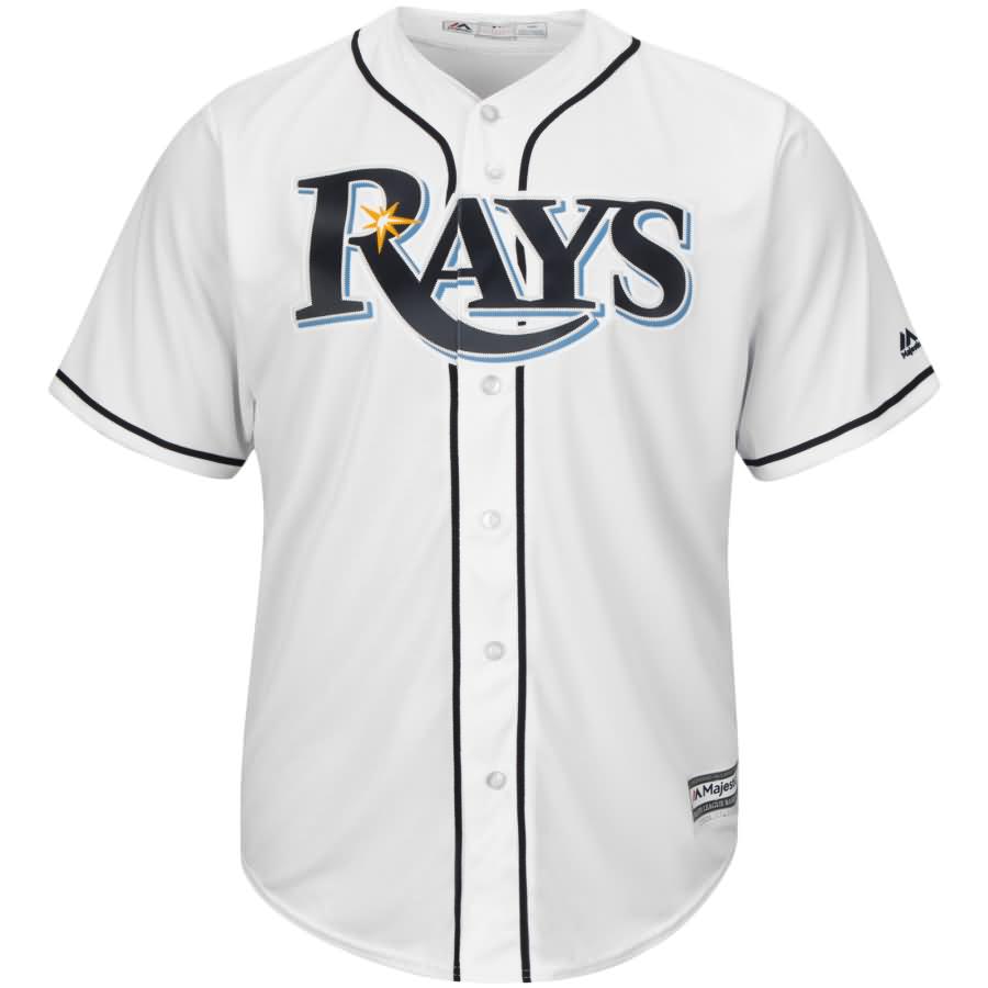 Tampa Bay Rays Majestic Official Cool Base Jersey - White