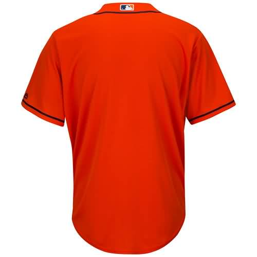 Houston Astros Majestic Official Cool Base Jersey - Orange