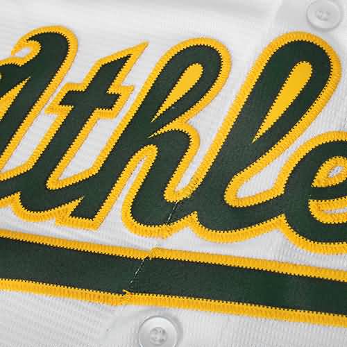 Oakland Athletics Majestic Official Cool Base Jersey - White