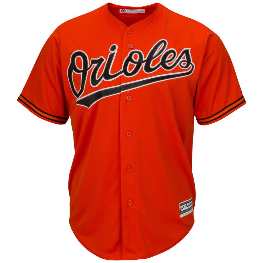 Baltimore Orioles Majestic Official Cool Base Team Jersey - Orange