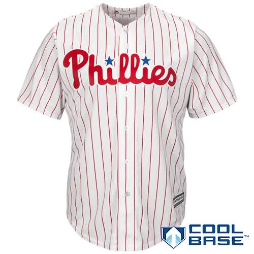 Philadelphia Phillies Majestic Official Cool Base Jersey - White