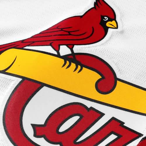 St. Louis Cardinals Majestic Official Cool Base Jersey - White