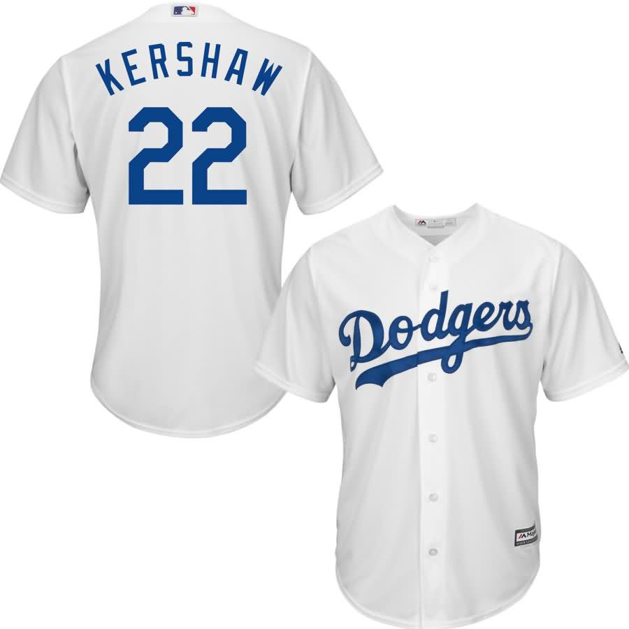 Clayton Kershaw Los Angeles Dodgers Majestic Cool Base Player Jersey - White