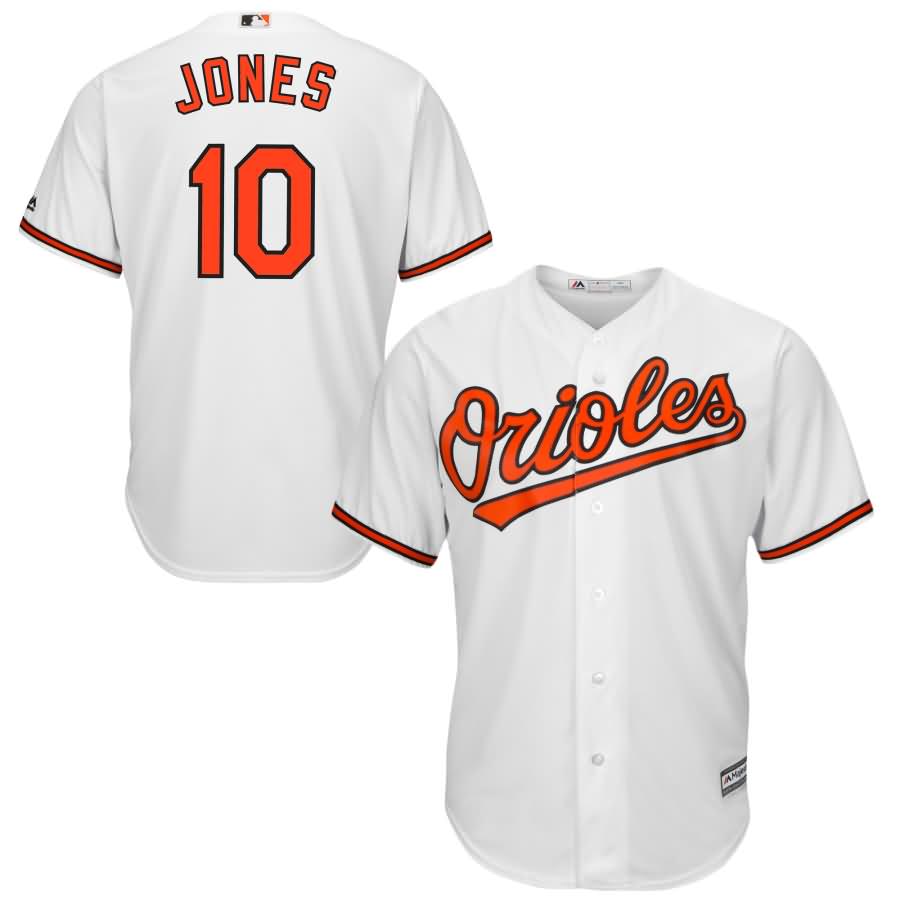 Adam Jones Baltimore Orioles Majestic Official Cool Base Player Jersey - White