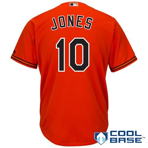 Adam Jones Baltimore Orioles Majestic Cool Base Player Jersey - Orange