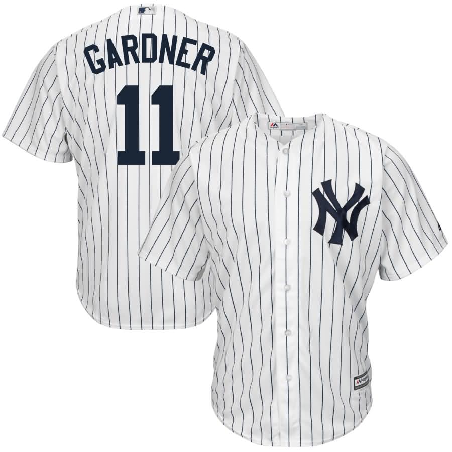 Brett Gardner New York Yankees Majestic Cool Base Player Jersey - White