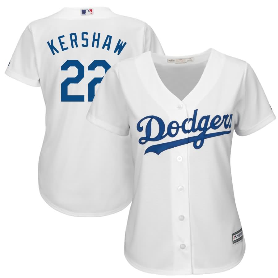 Clayton Kershaw Los Angeles Dodgers Majestic Women's Cool Base Player Jersey - White