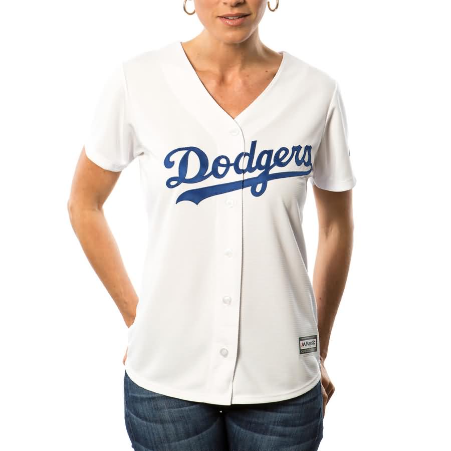 Clayton Kershaw Los Angeles Dodgers Majestic Women's Cool Base Player Jersey - White