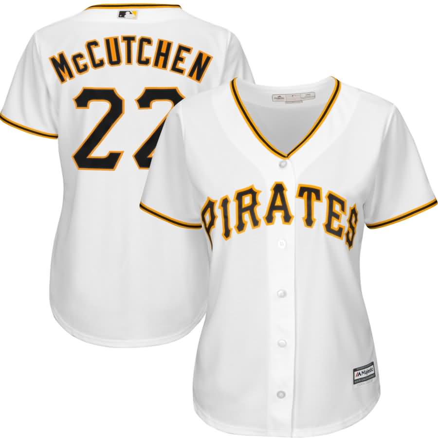 Andrew McCutchen Pittsburgh Pirates Majestic Women's Cool Base Player Jersey - White