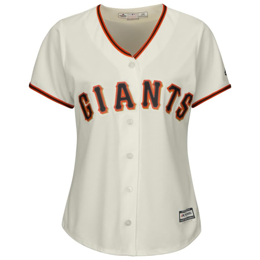 Buster Posey San Francisco Giants Majestic Women's Cool Base Player Jersey - Cream