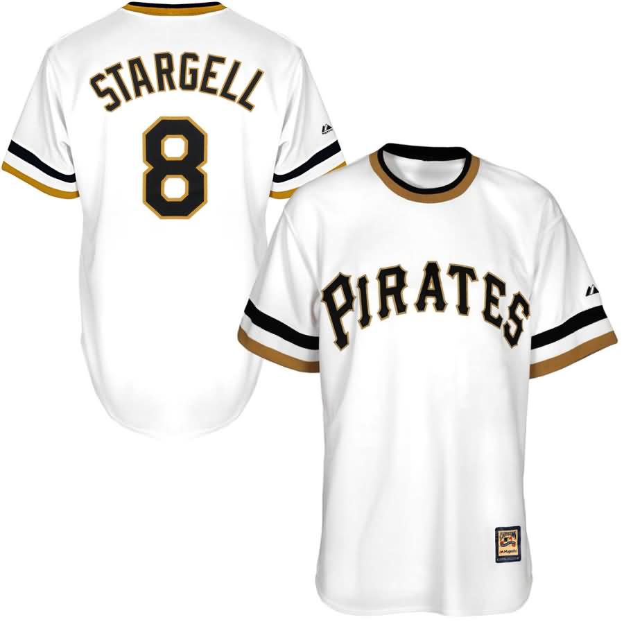 Willie Stargell Pittsburgh Pirates Majestic Youth Official Cool Base Player Jersey - White