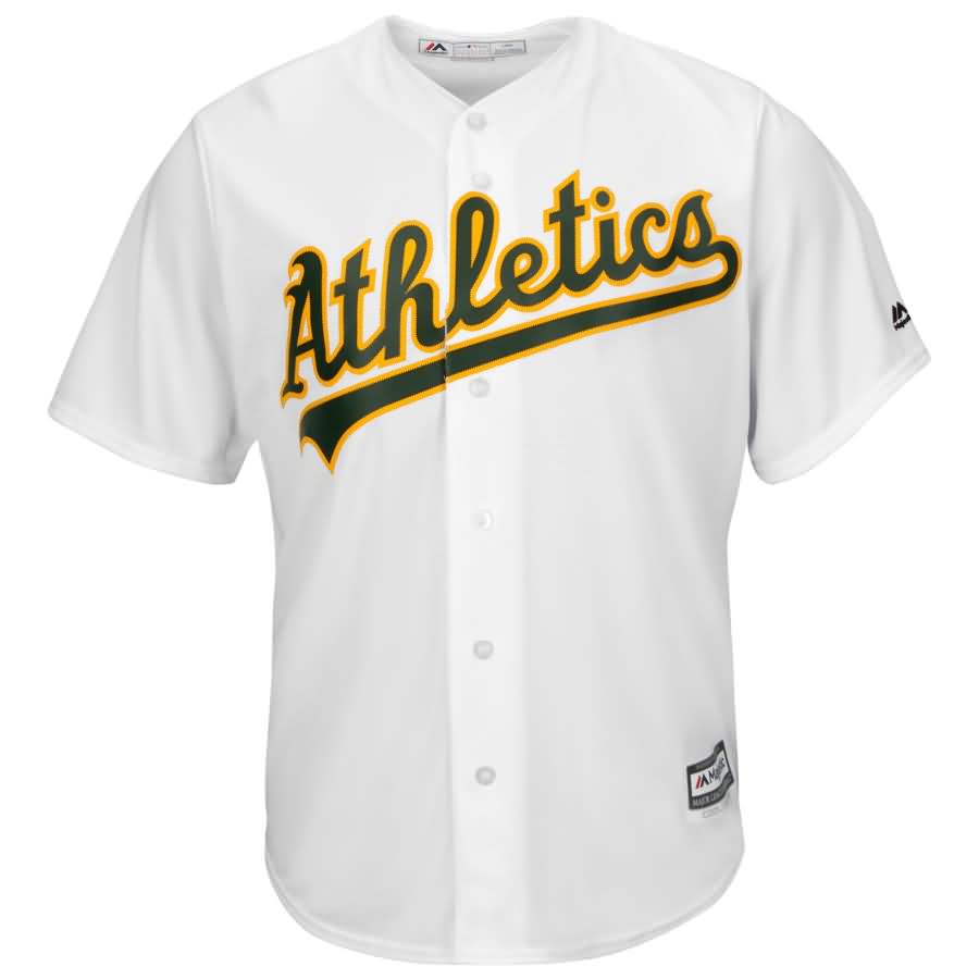 Oakland Athletics Majestic Youth Official Cool Base Jersey - White