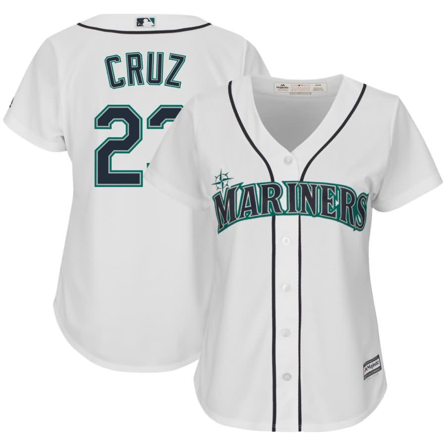 Nelson Cruz Seattle Mariners Majestic Women's Cool Base Player Jersey - White