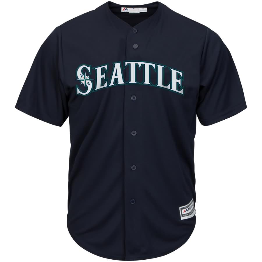 Seattle Mariners Majestic Youth Official Cool Base Jersey - Navy