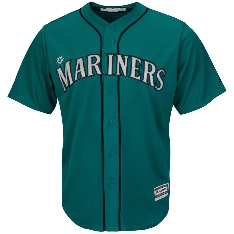 Felix Hernandez Seattle Mariners Majestic Youth Official Cool Base Player Jersey - Northwest Green