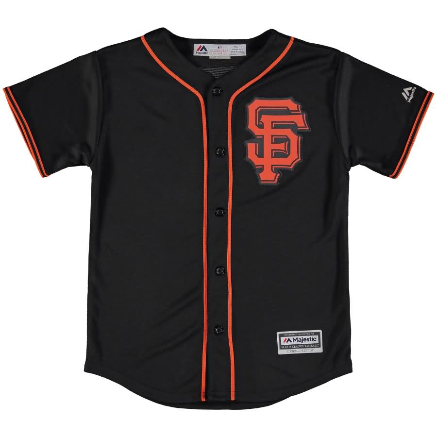 Madison Bumgarner San Francisco Giants Youth Official Cool Base Player Jersey - Black