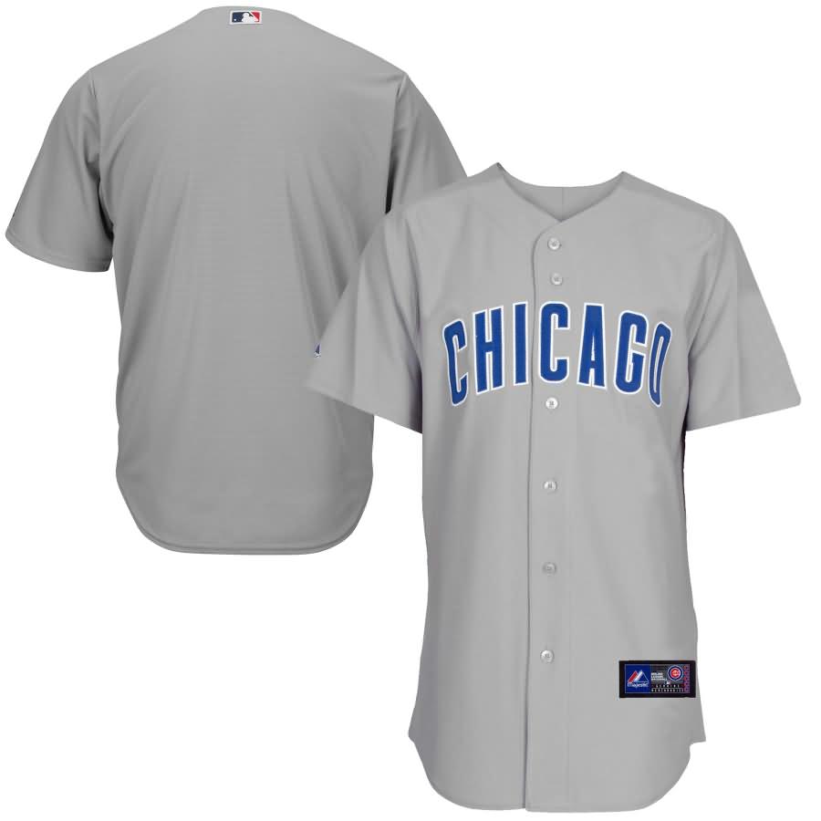 Chicago Cubs Majestic Official Cool Base Jersey - Gray