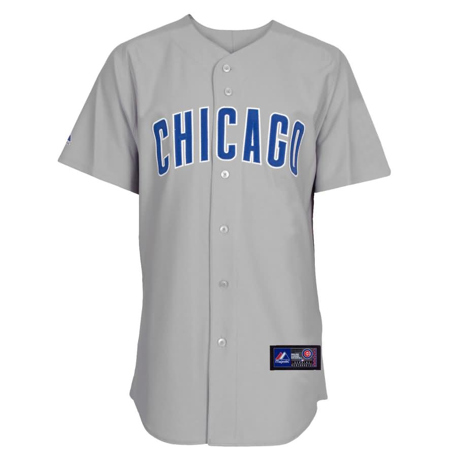 Chicago Cubs Majestic Official Cool Base Jersey - Gray