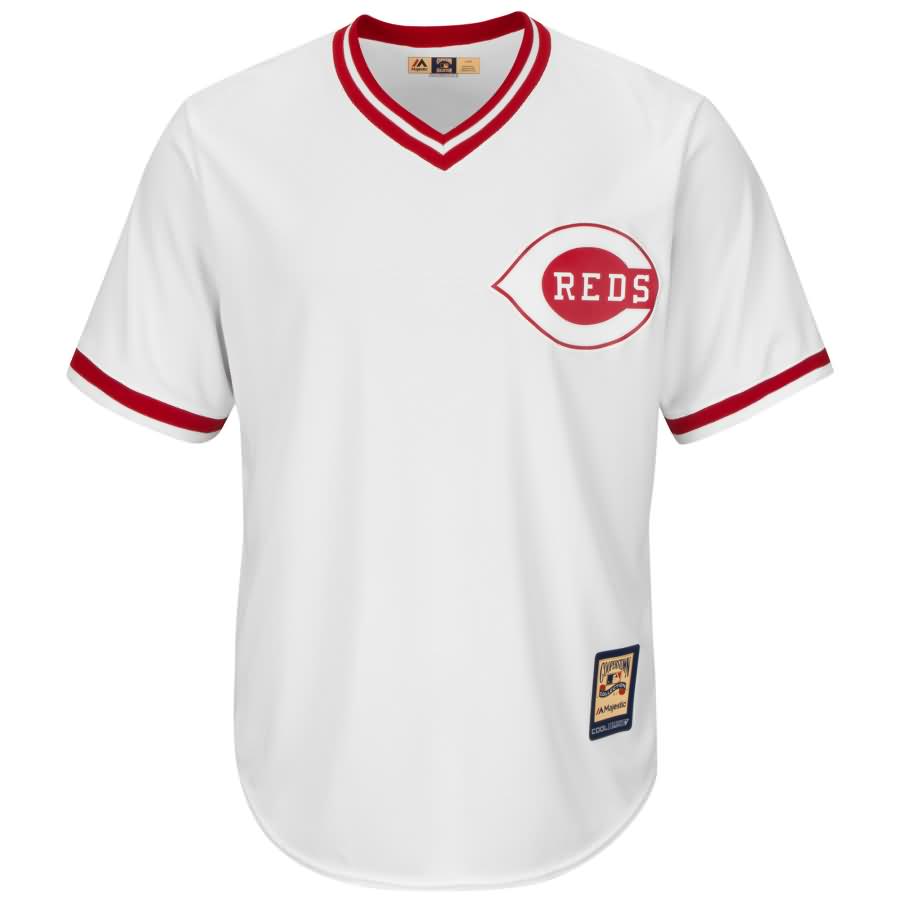 Cincinnati Reds Majestic Cooperstown Cool Base Team Jersey - White