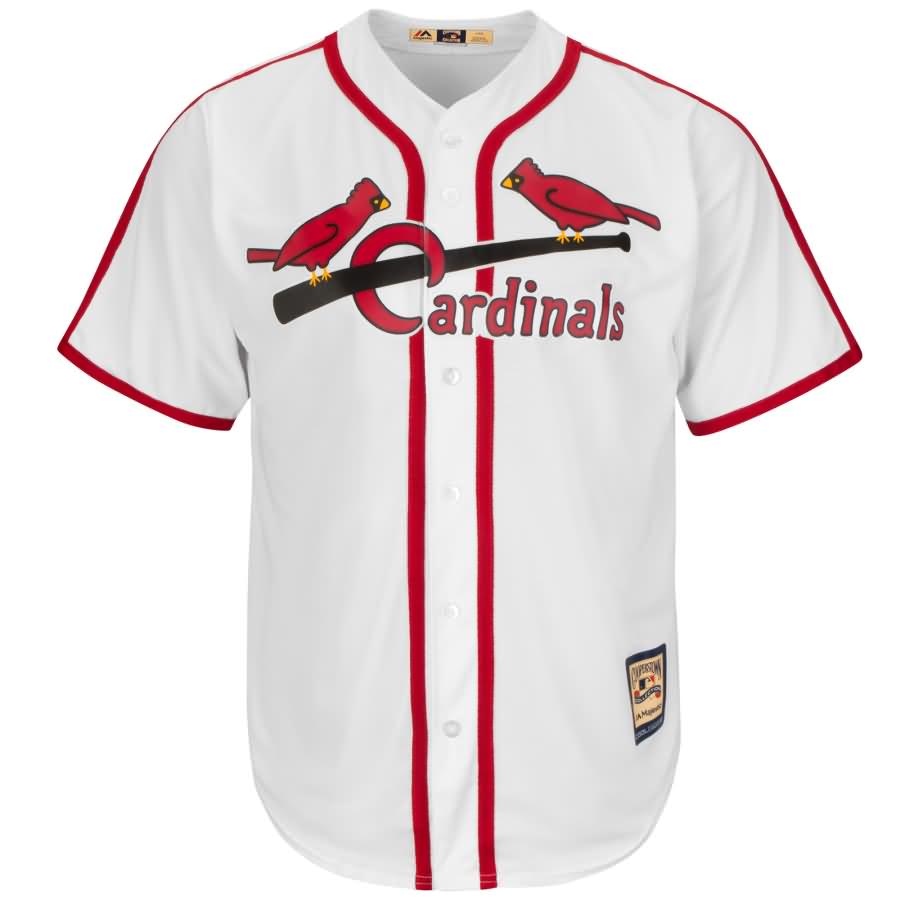 St. Louis Cardinals Majestic Cooperstown Cool Base Team Jersey - White