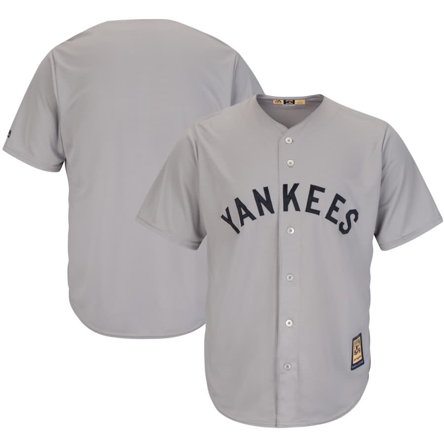 New York Yankees Majestic Cooperstown Cool Base Team Jersey - Gray