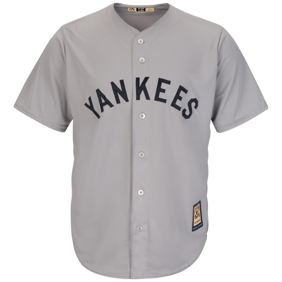 New York Yankees Majestic Cooperstown Cool Base Team Jersey - Gray