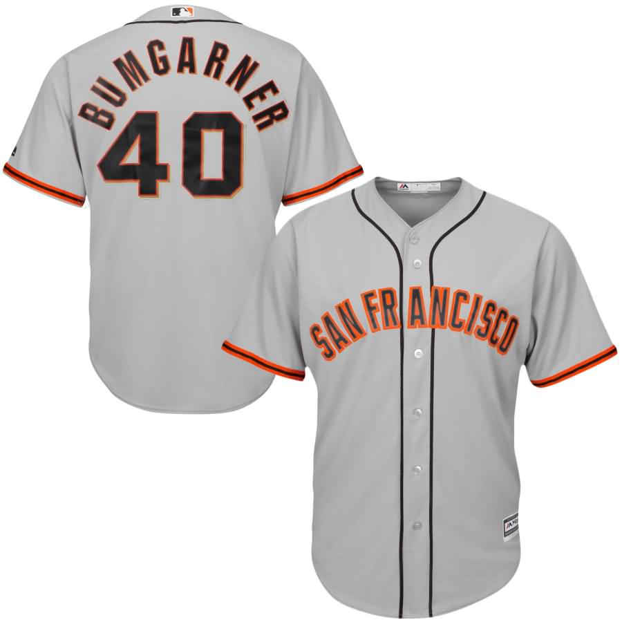 Madison Bumgarner San Francisco Giants Majestic Cool Base Player Jersey - Gray