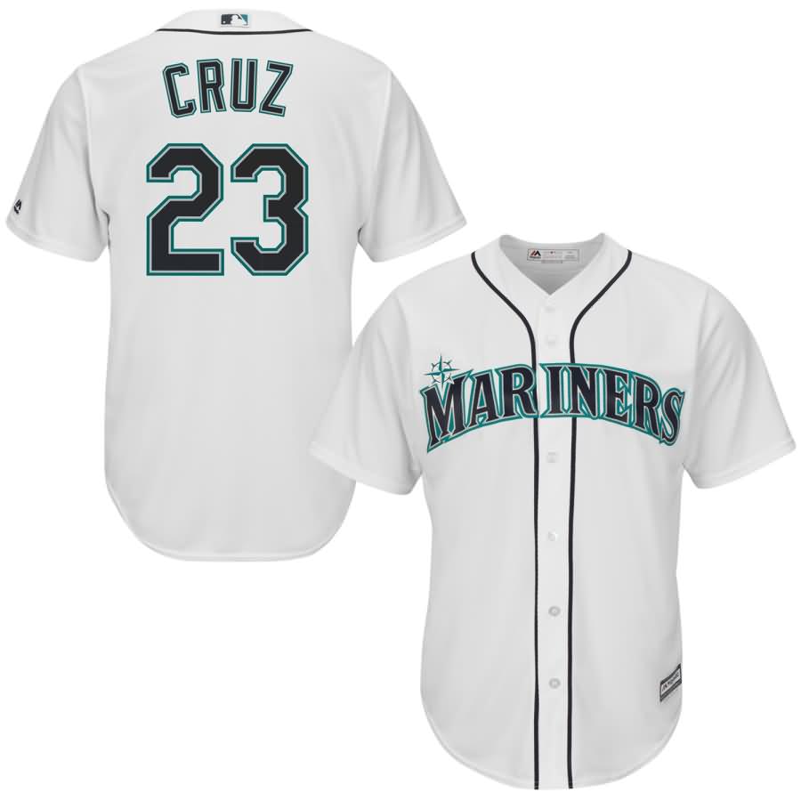 Nelson Cruz Seattle Mariners Majestic Cool Base Player Jersey - White