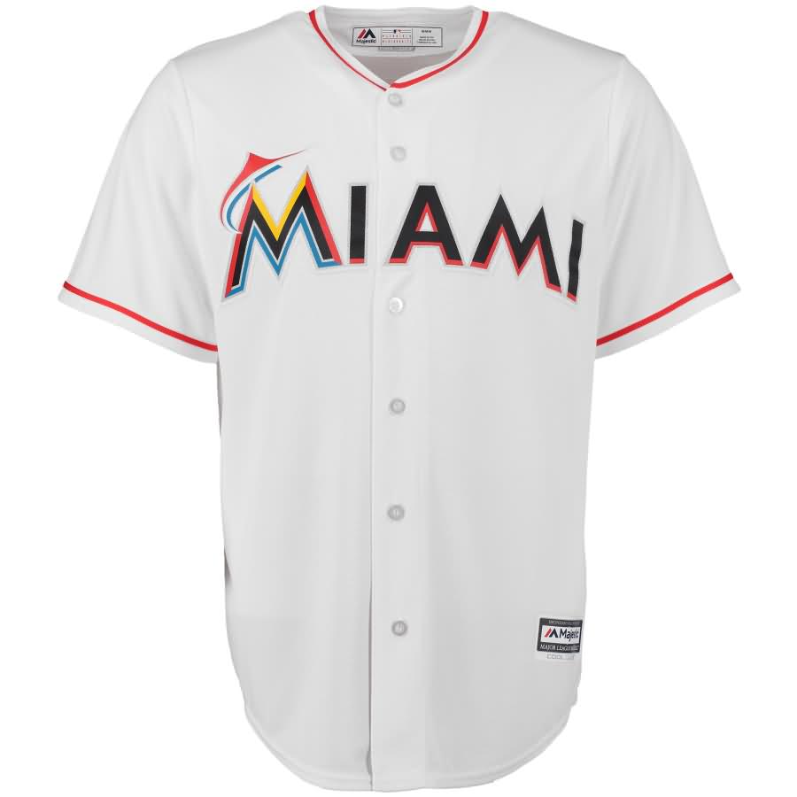 Martin Prado Miami Marlins Majestic Cool Base Player Jersey - White