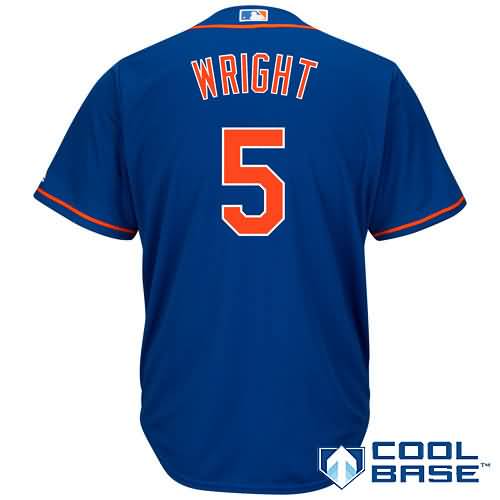 David Wright New York Mets Majestic Cool Base Player Jersey - Royal