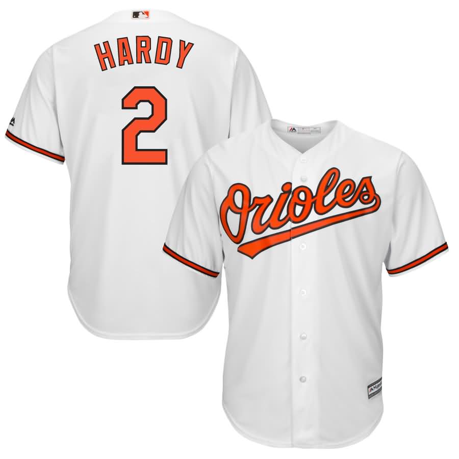 JJ Hardy Baltimore Orioles Majestic Cool Base Player Jersey - White