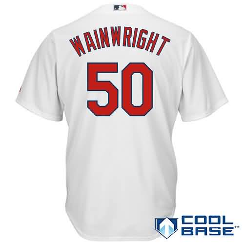 Adam Wainwright St. Louis Cardinals Majestic Cool Base Player Jersey - White