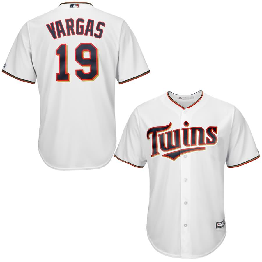 Kenny Vargas Minnesota Twins Majestic Cool Base Player Jersey - White