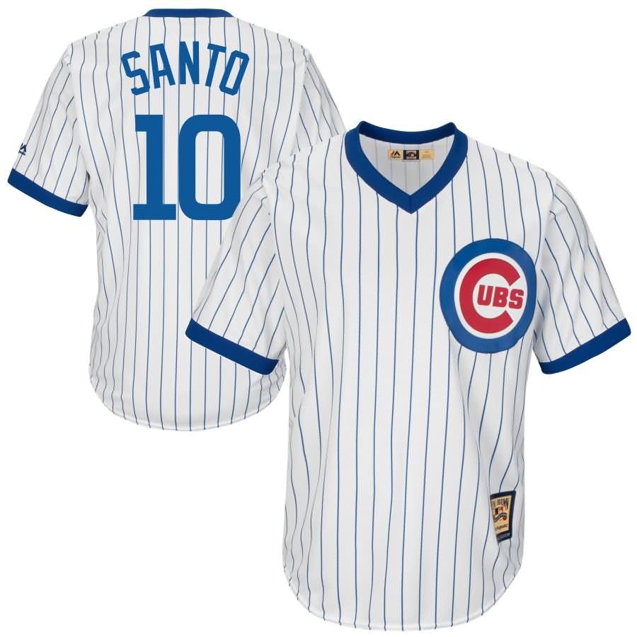 Ron Santo Chicago Cubs Majestic Cool Base Cooperstown Collection Player Jersey - White