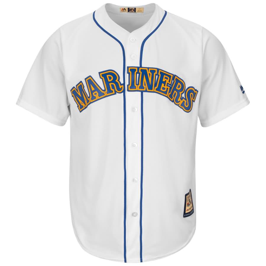 Ken Griffey Jr Seattle Mariners Majestic Cool Base Cooperstown Collection Player Jersey - White