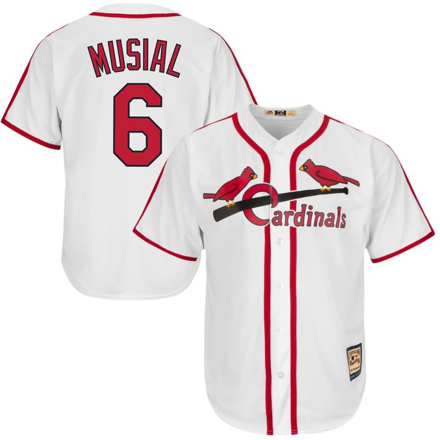 Stan Musial St. Louis Cardinals Majestic Cool Base Cooperstown Collection Player Jersey - White