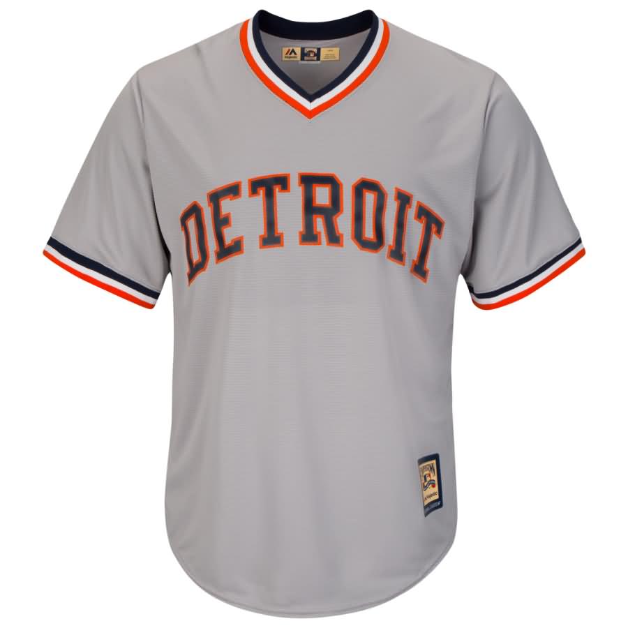 Al Kaline Detroit Tigers Majestic Cool Base Cooperstown Collection Player Jersey - Gray