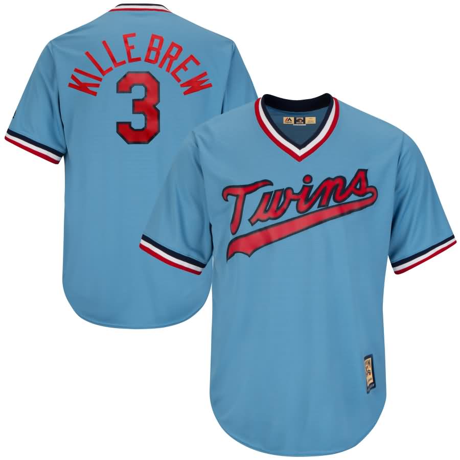 Harmon Killebrew Minnesota Twins Majestic Cool Base Cooperstown Collection Player Jersey - Light Blue