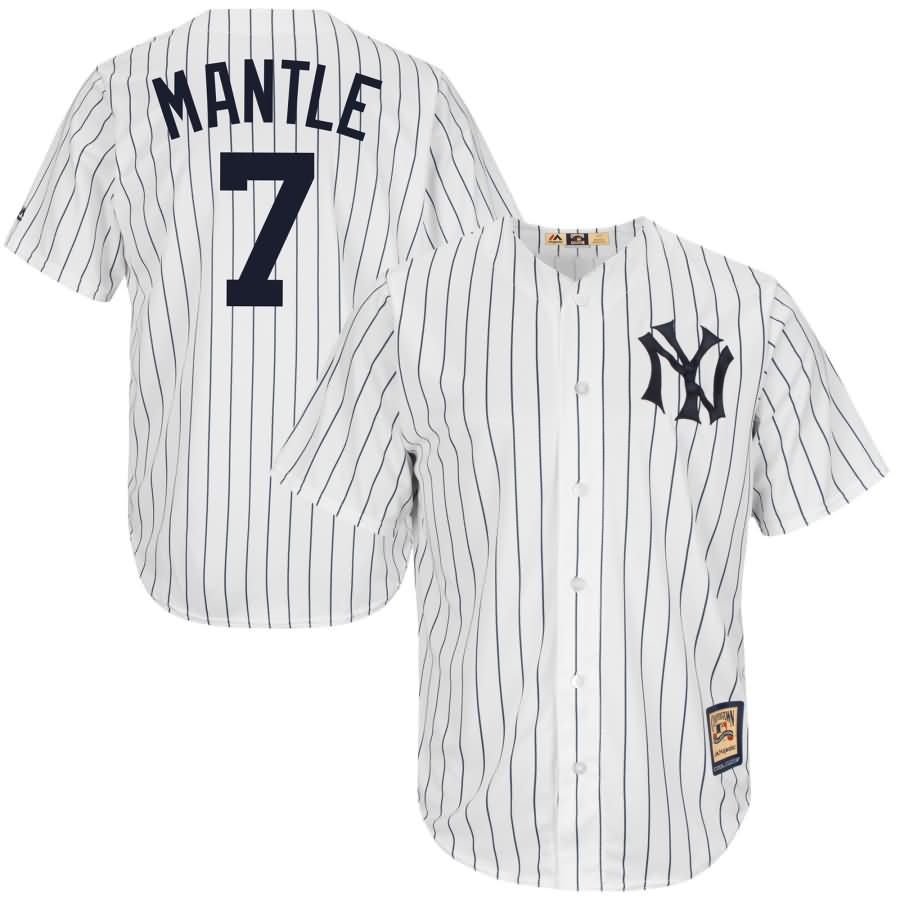 Mickey Mantle New York Yankees Majestic Cool Base Cooperstown Collection Player Jersey - White