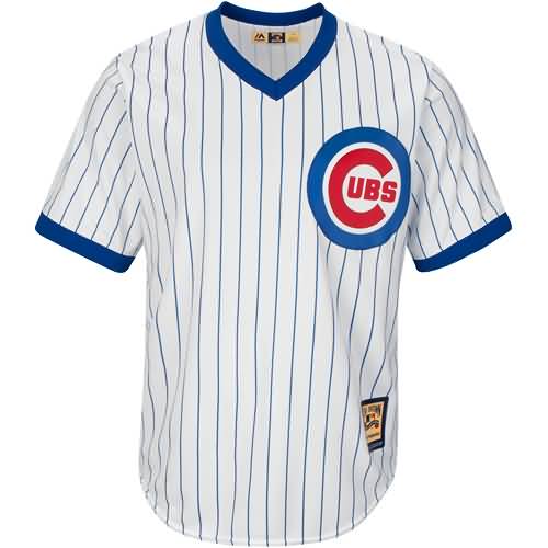 Ernie Banks Chicago Cubs Majestic Cool Base Cooperstown Collection Player Jersey - White