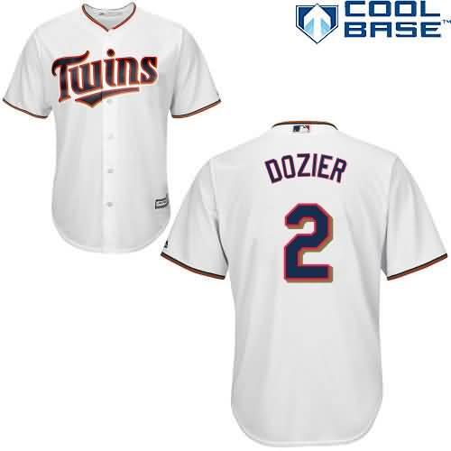 Brian Dozier Minnesota Twins Majestic Cool Base Player Jersey - White