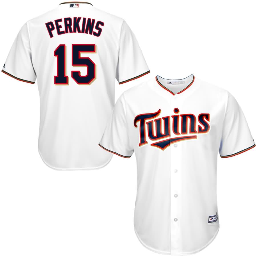 Glen Perkins Minnesota Twins Majestic Official Cool Base Player Jersey - White