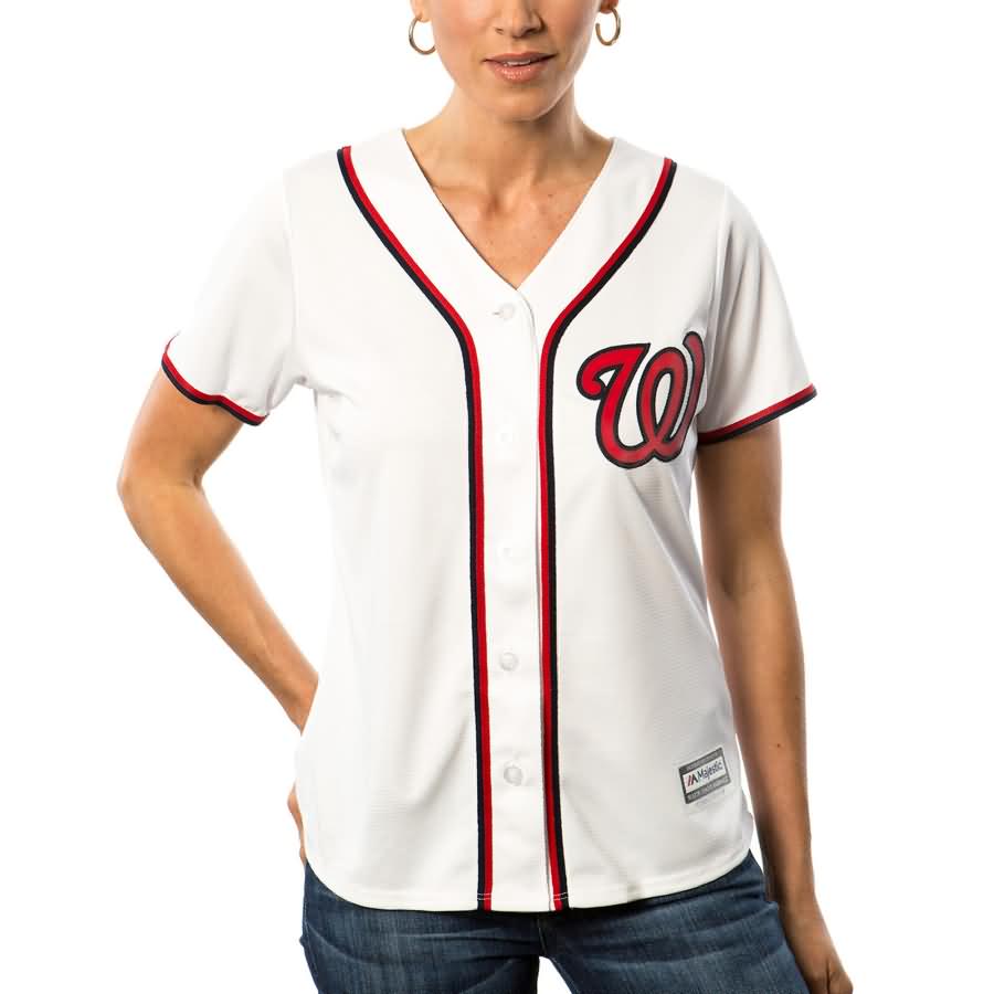 Bryce Harper Washington Nationals Majestic Women's Cool Base Player Jersey - White