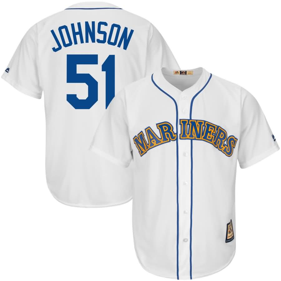 Randy Johnson Seattle Mariners Majestic Cool Base Cooperstown Collection Player Jersey - White