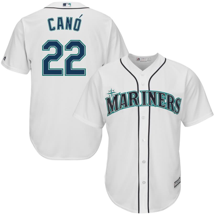 Robinson Cano Seattle Mariners Majestic Youth Official Cool Base Player Jersey - White