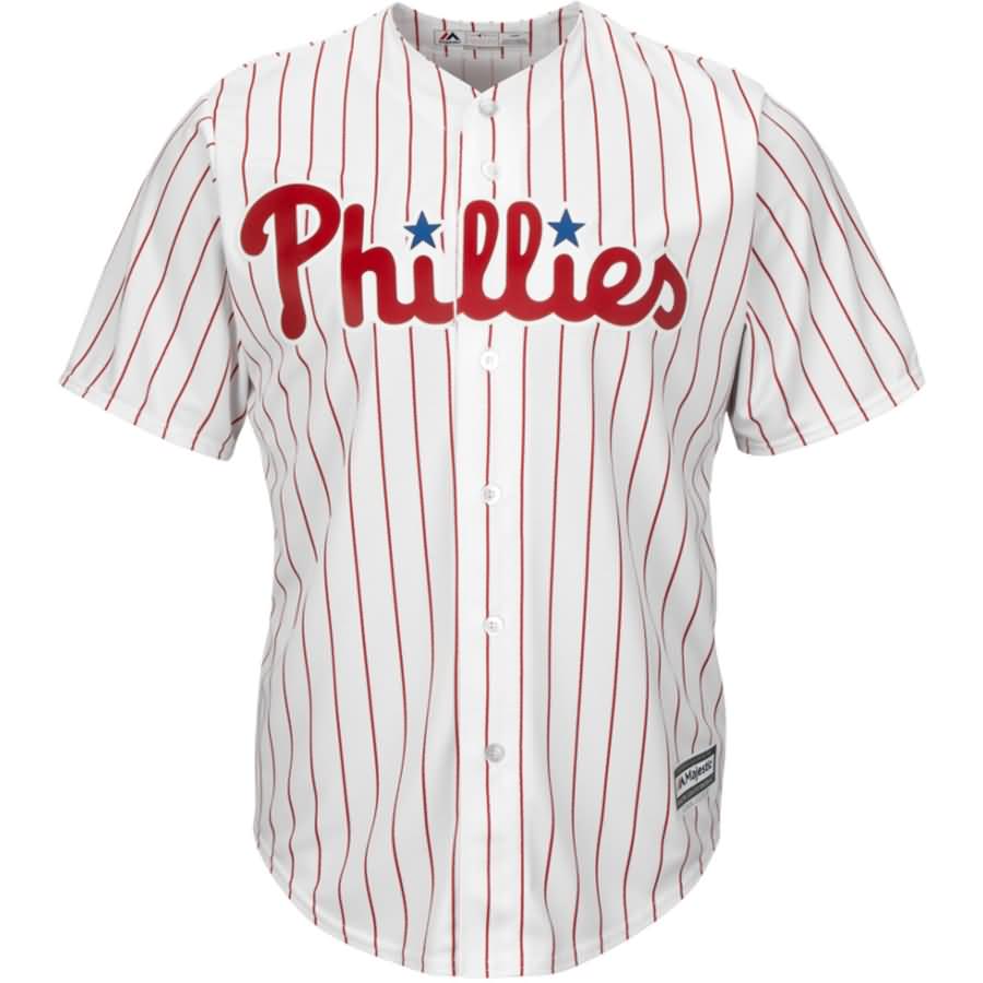 Aaron Nola Philadelphia Phillies Majestic Youth Official Cool Base Player Jersey - White