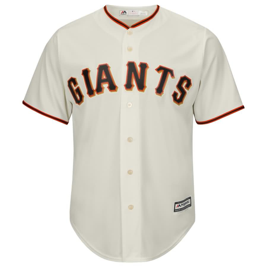 San Francisco Giants Majestic Official Cool Base Jersey - Tan