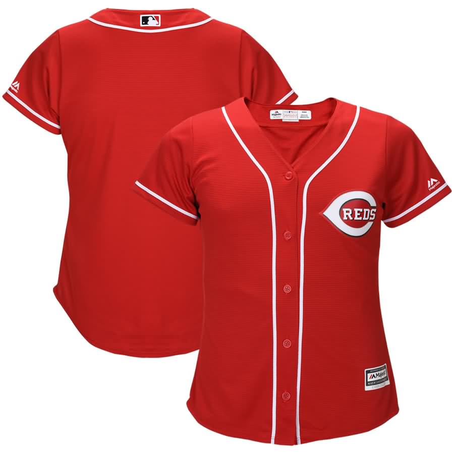 Cincinnati Reds Majestic Women's Cool Base Jersey - Scarlet